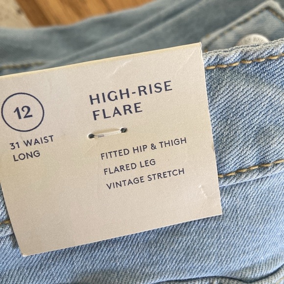 Women's High-Rise Flare Jeans - Universal
Thread™ Light Wash long length new - Picture 9 of 9